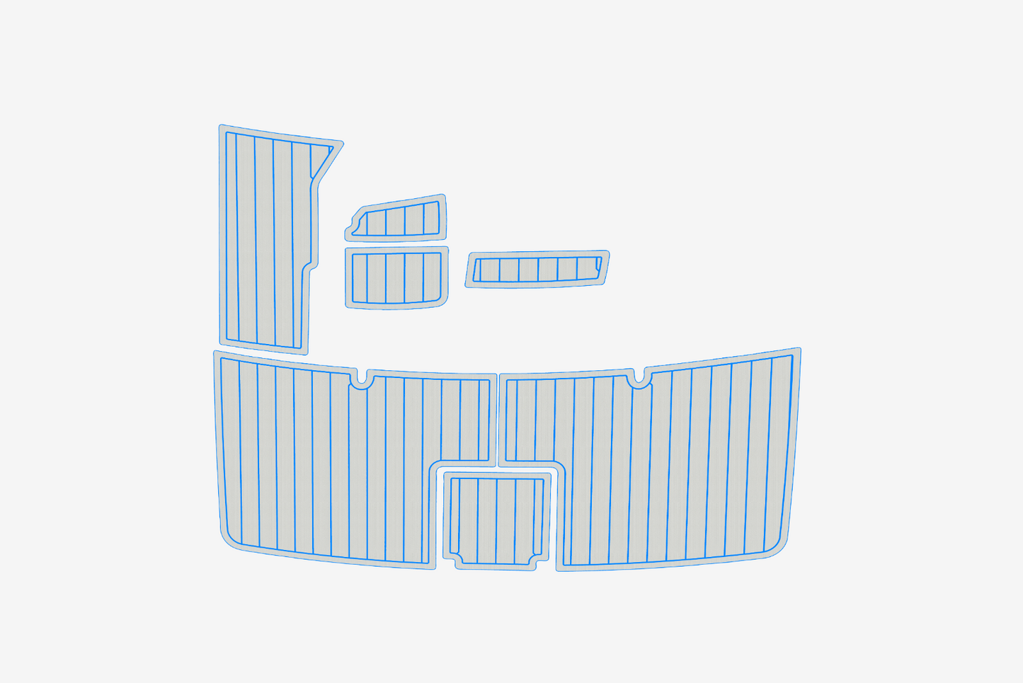 2008 Formula SS 280 Swim platform 1/4"6mm EVA Foam carpet marine floor