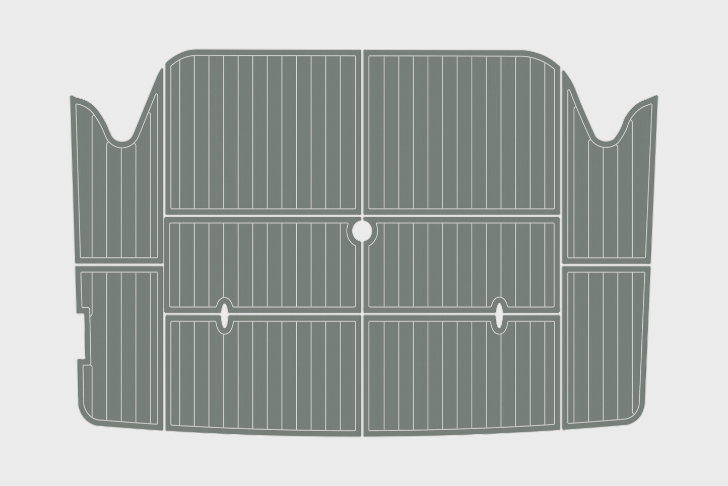 2001 Regal 2760 Swim platform 1/4"6mm EVA foam faux teak deck marine floor