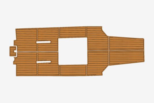 2008-2009 Riddick 2290 Skiff Marine teak deck seadek EVA Foam Boat flooring