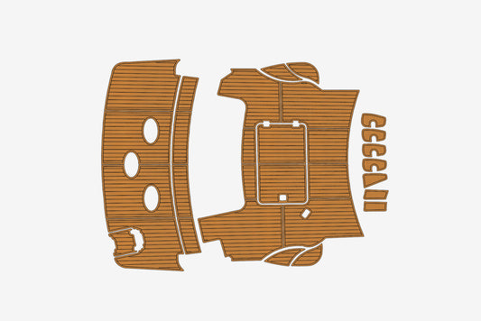 2007-2009 Carver 56 Voyager Anti-slip mat Custom EVA teak marine deck flooring