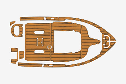 2018-2020 Nauticstar 2102 Legacy Marine teak deck EVA Foam Boat flooring