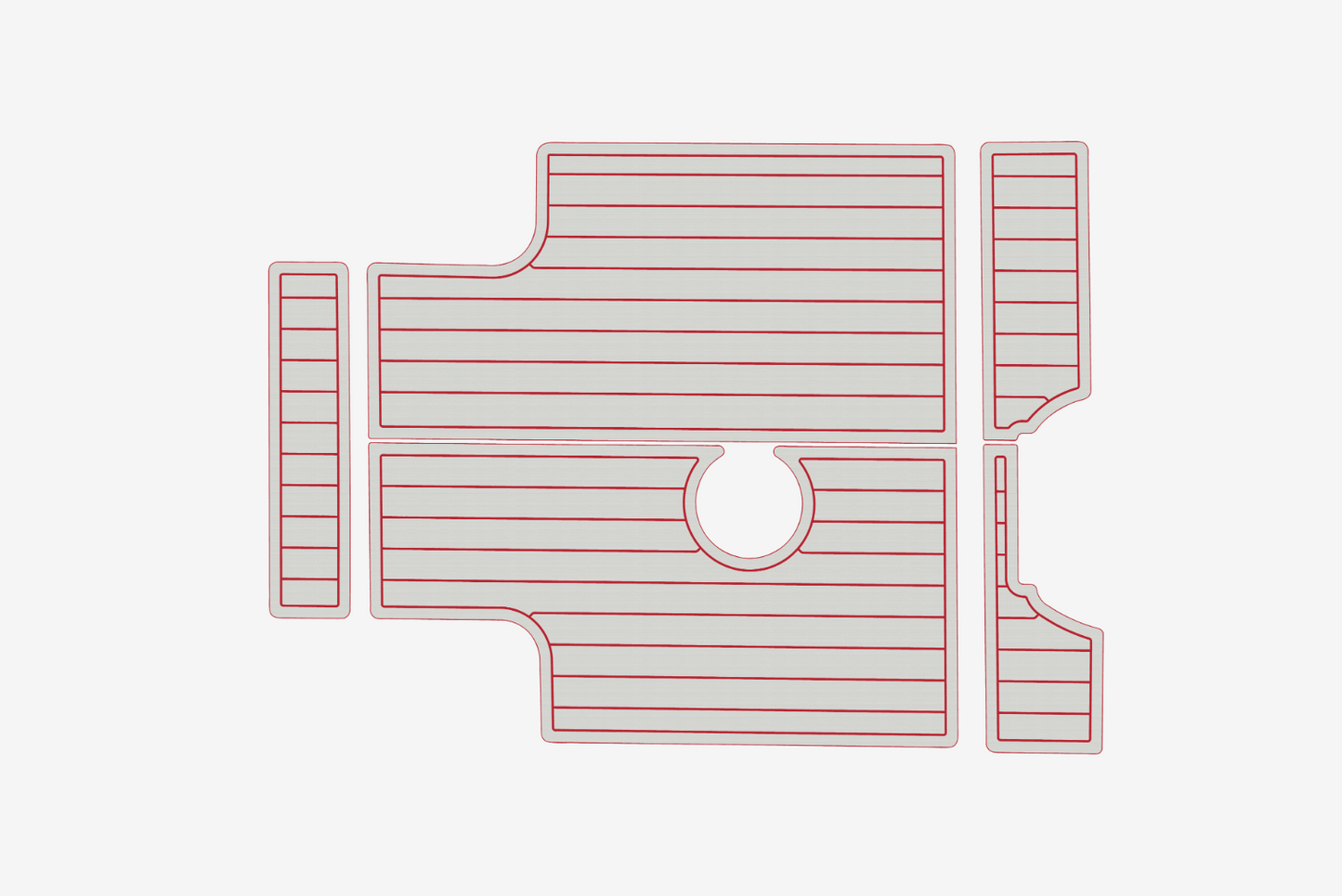 1993-2000 Luhrs T290 Open SF Swim platform 1/4"6mm EVA Foam faux mat floor