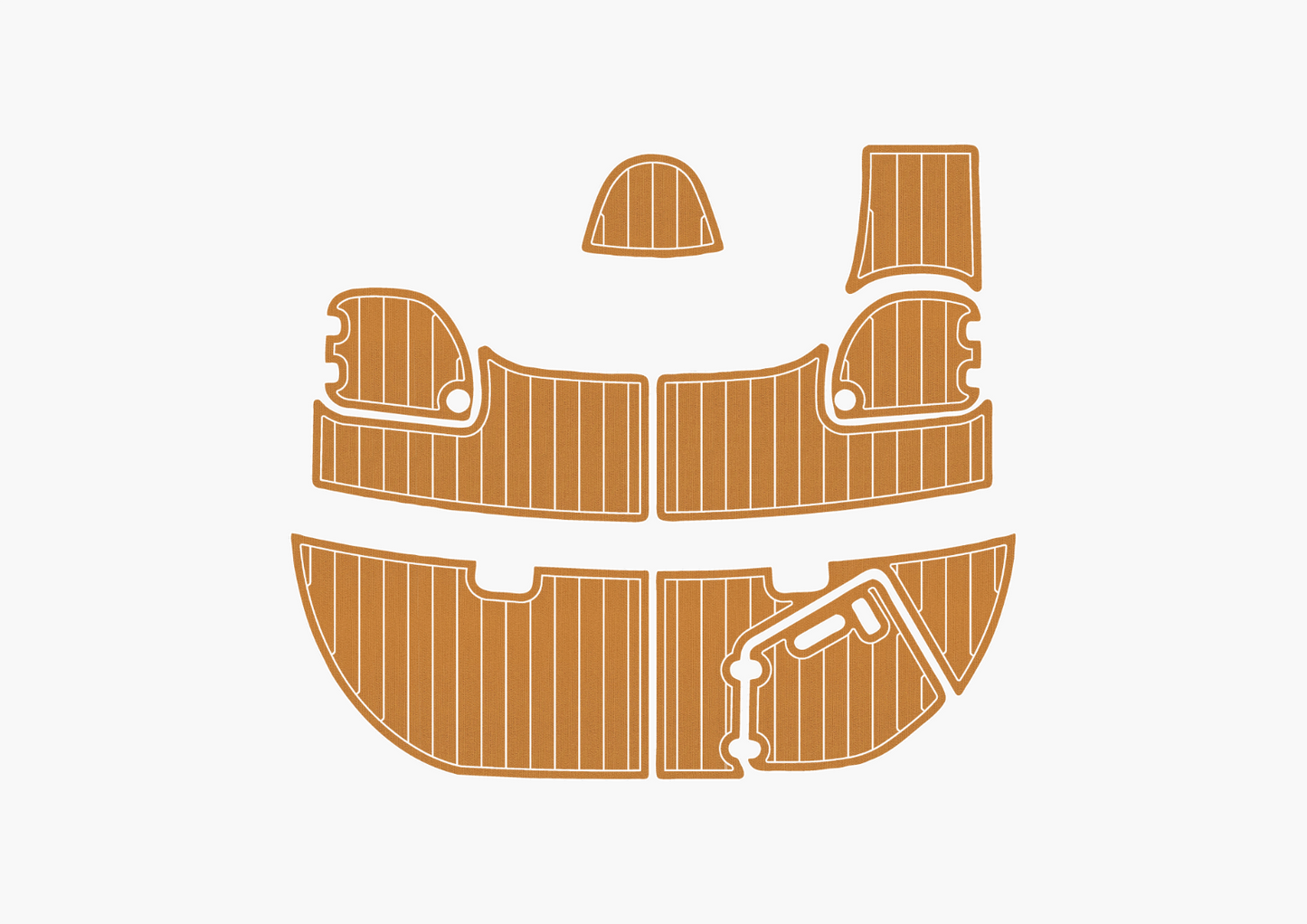 2005 TAHOE 234 Marine teak deck seadek EVA Foam Boat flooring