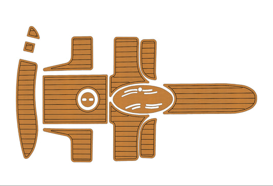 1997-2002 Baja 212 Swim platform cockpit 1/4" 6mm EVA faux teak Floor