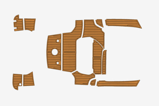 2009 Benetau Flyer 850 Marine teak deck EVA Foam Boat flooring