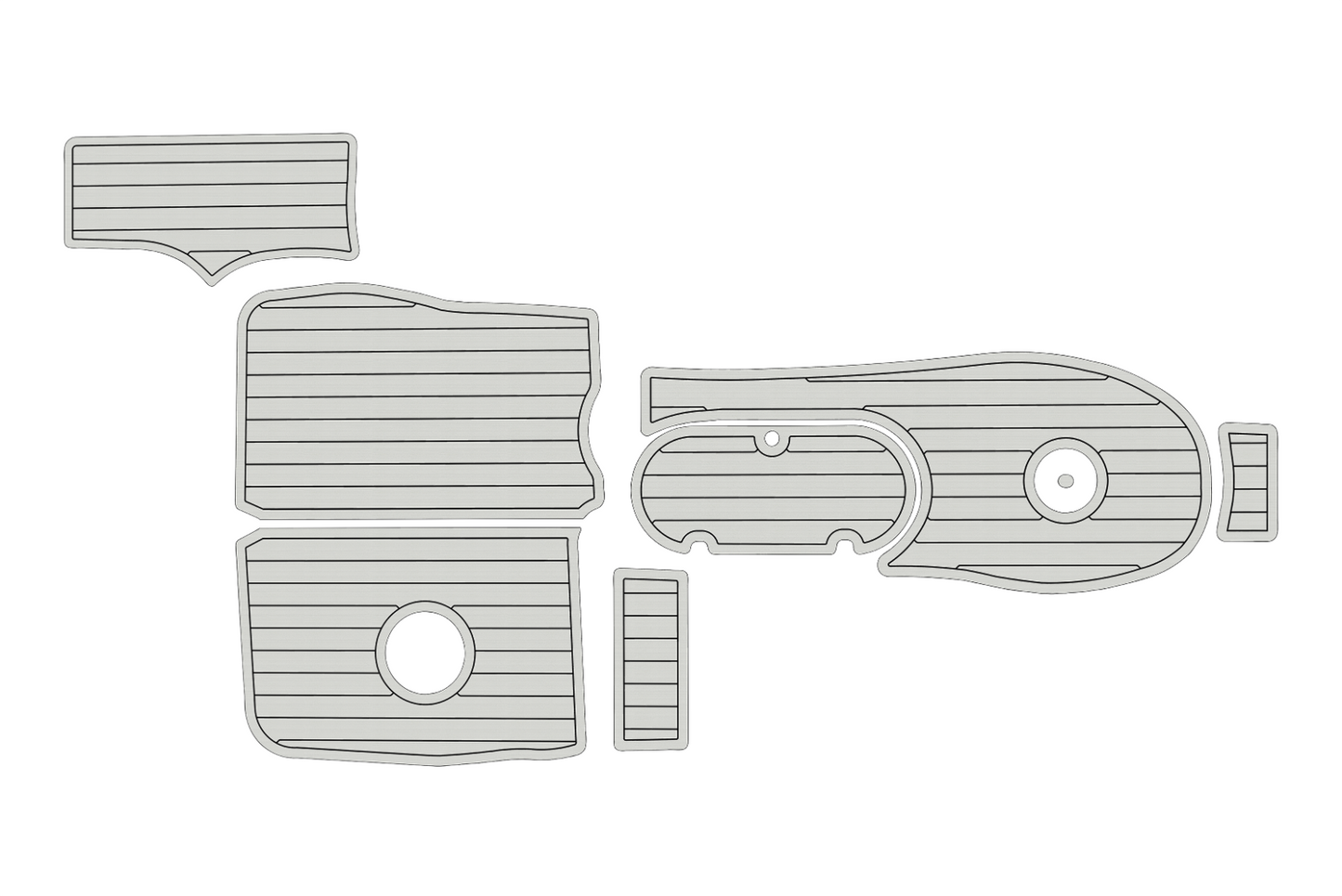 2019-2023 StarCraft Limited 2000 Cockpit Swim platform 1/4"6mm EVA foam floor