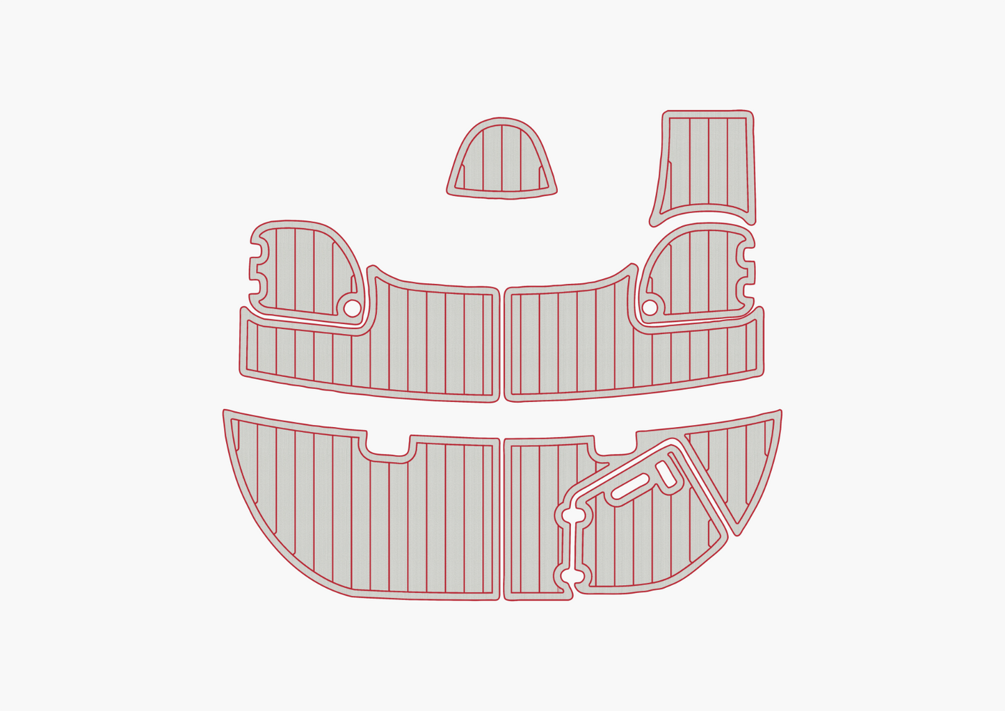 2005 TAHOE 234 Marine teak deck seadek EVA Foam Boat flooring