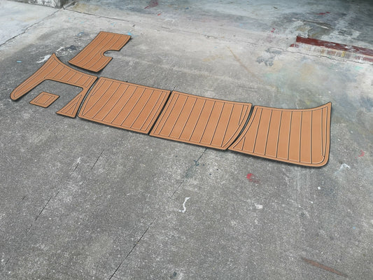 2016-2019 Sea Ray SPX 190 Swimming platform 1/4" 6mm EVA FAUX Teak floor