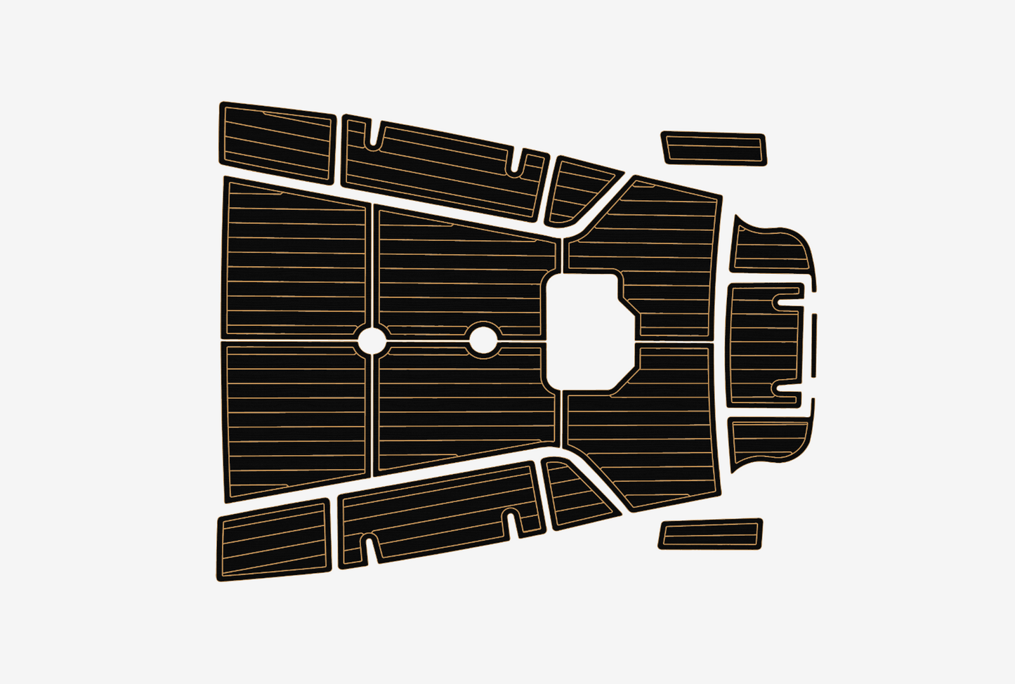 1999-2000 Celestial 50 Pilothouse Cockpit 1/4"6mm EVA Foam carpet marine floor