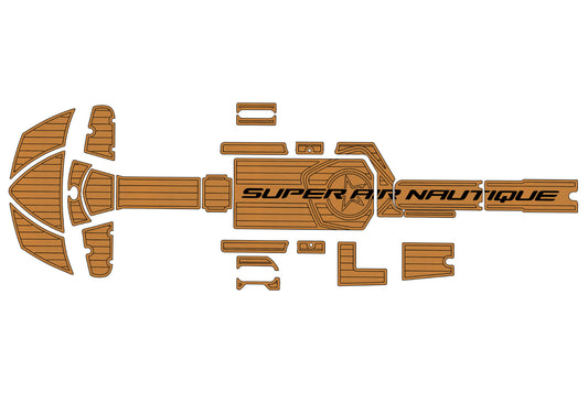 2010 Nautique 230 Super Air Anti-slip Custom mat EVA faux teak marine flooring