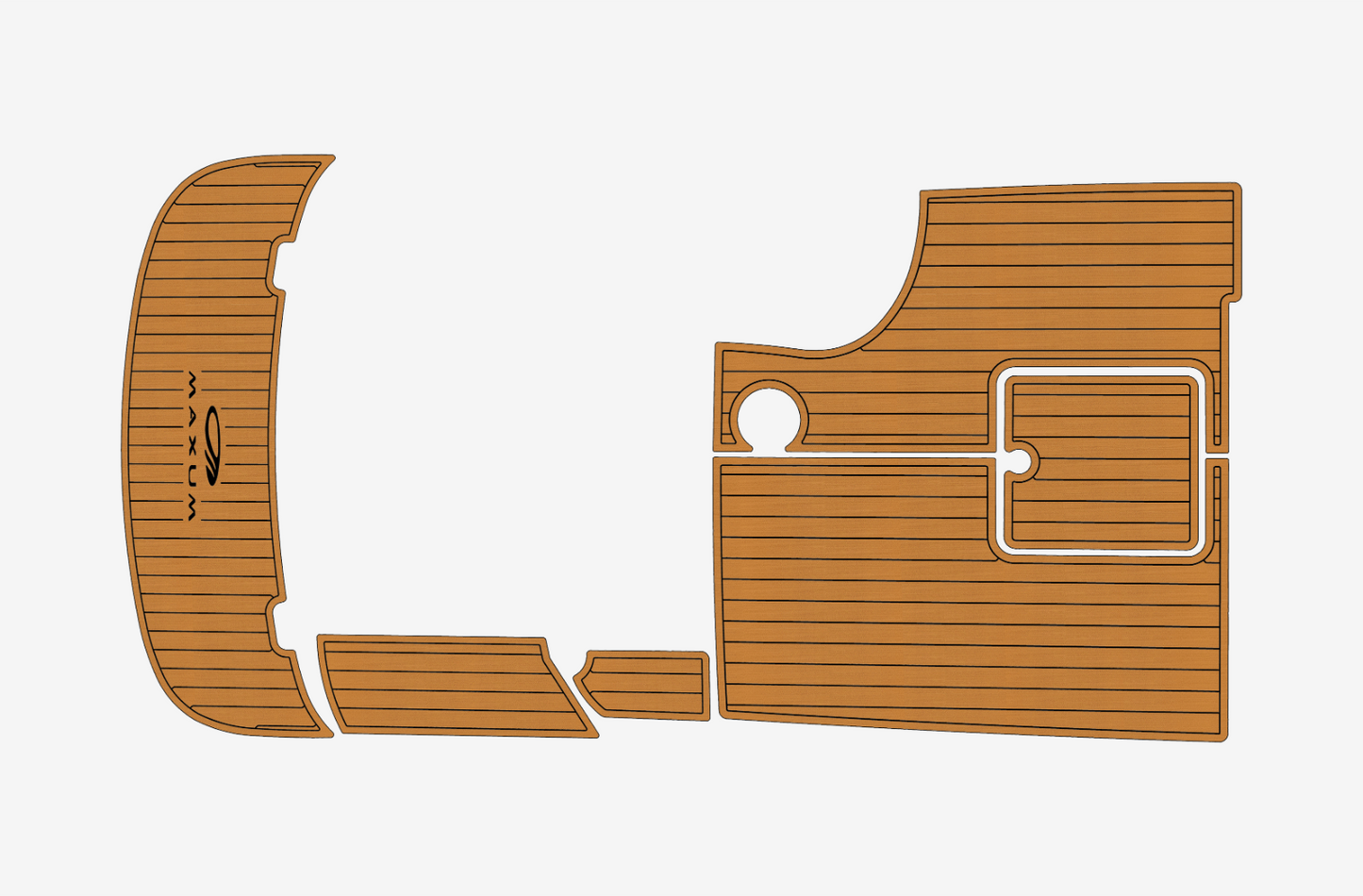 2004 Maxum 2400 SR3 Reva.A EVA foam faux teak decking marine mat floor