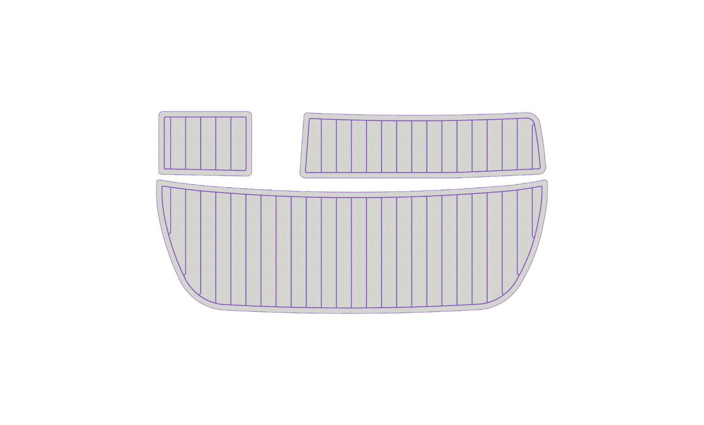1994-2006 CROWNLINE 266 br Cockpit Swim platform 1/4"6mm EVA foam faux floor