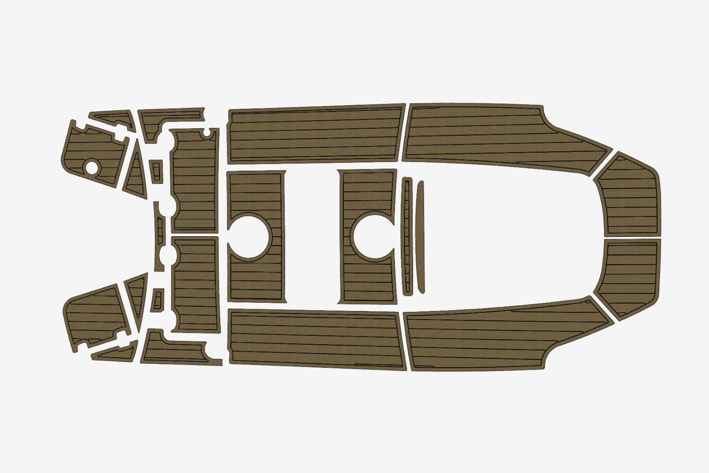 2014-2020 Boston Whaler 210 Dauntless Anti-slip Custom EVA marine deck flooring
