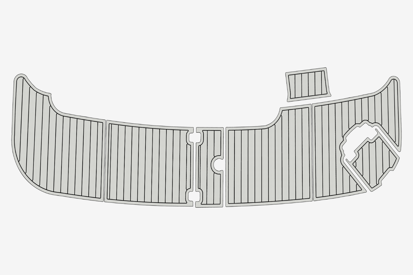 2002-2003 Carver 410 Sport Sedan Cockpit Swim platform 1/4"6mm EVA Foam floor