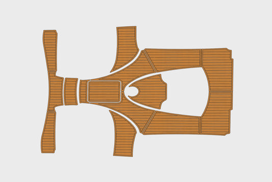2014-2015 Viking 42 Express Cockpit Swim platform 1/4"6mm EVA Foam floor