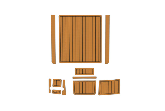 1999-2006 Bella 652 Marine teak deck EVA Foam Boat fuax foam mat flooring