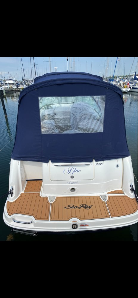 2005-2008 Sea Ray 260 Sundancer Cockpit Swim platform 1/4"6mm EVA foam floor