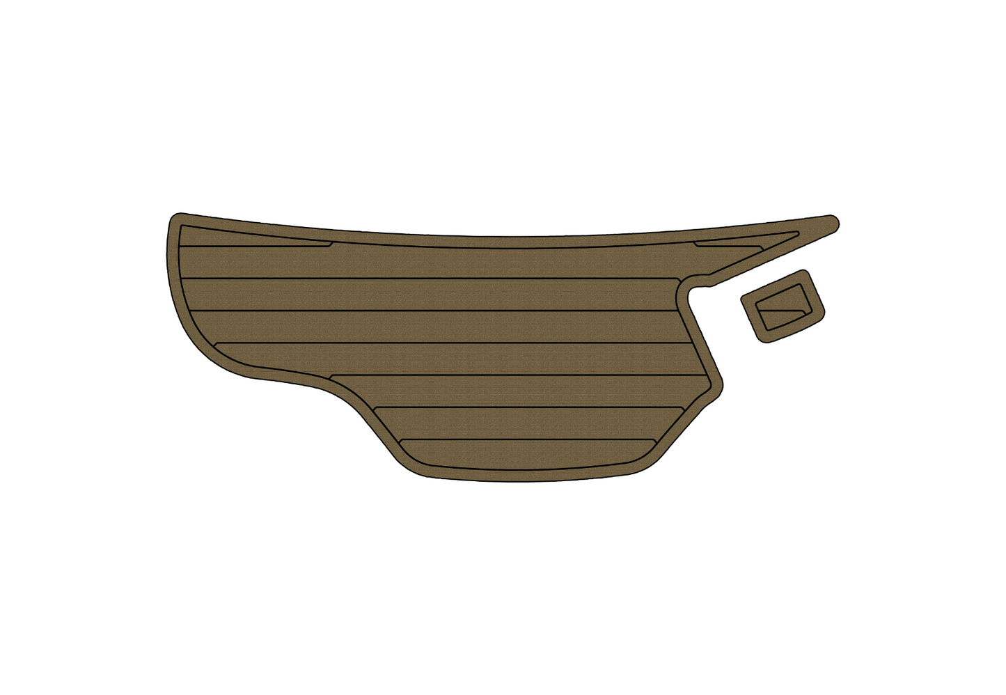 2004-2015 Tahoe Q4 Swim platform 1/4"6mm EVA foam faux MAT floor