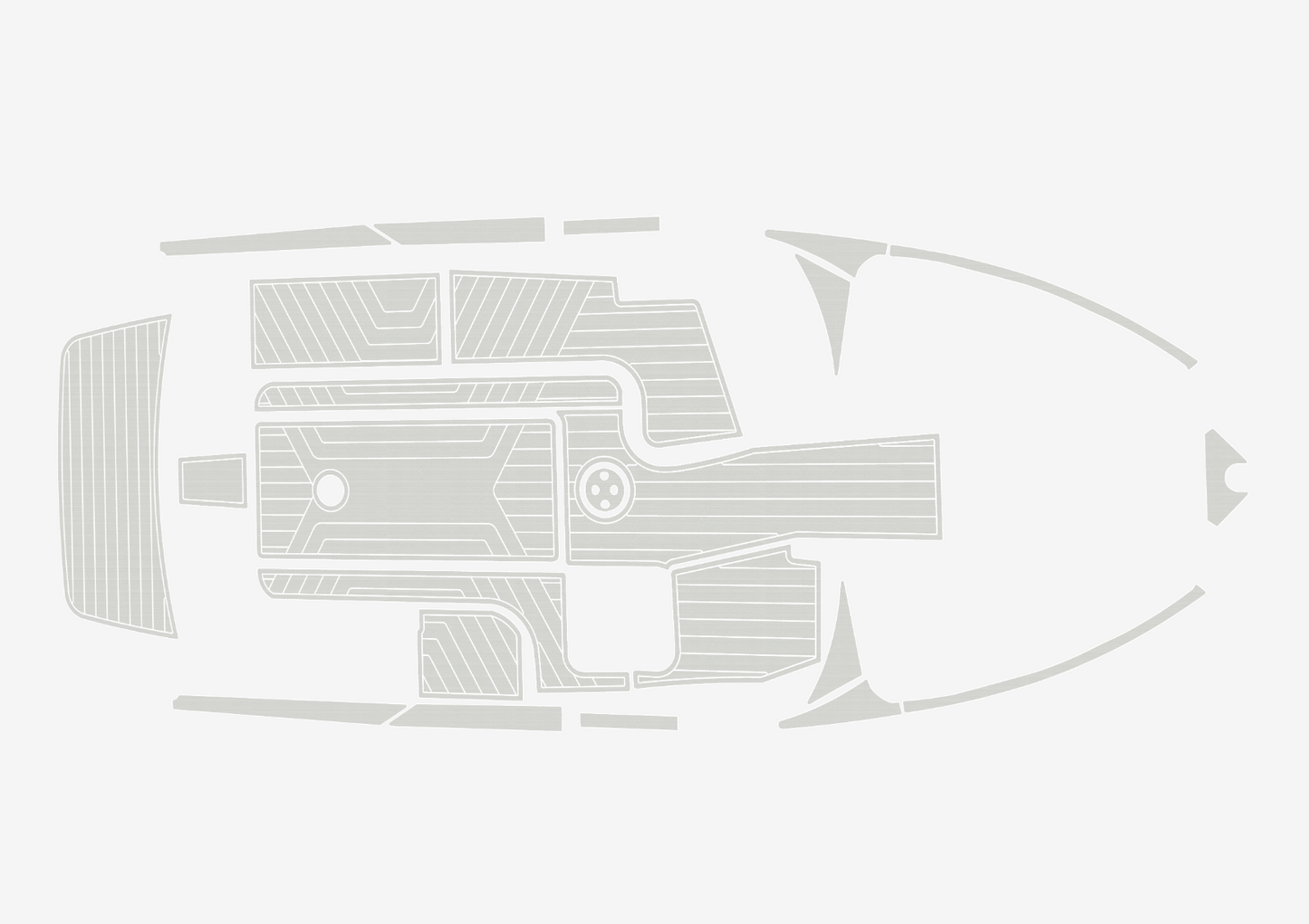 2010-2017 malibu 247 lsv Cockpit Swim platform bow 1/4"6mm EVA Foam faux floor