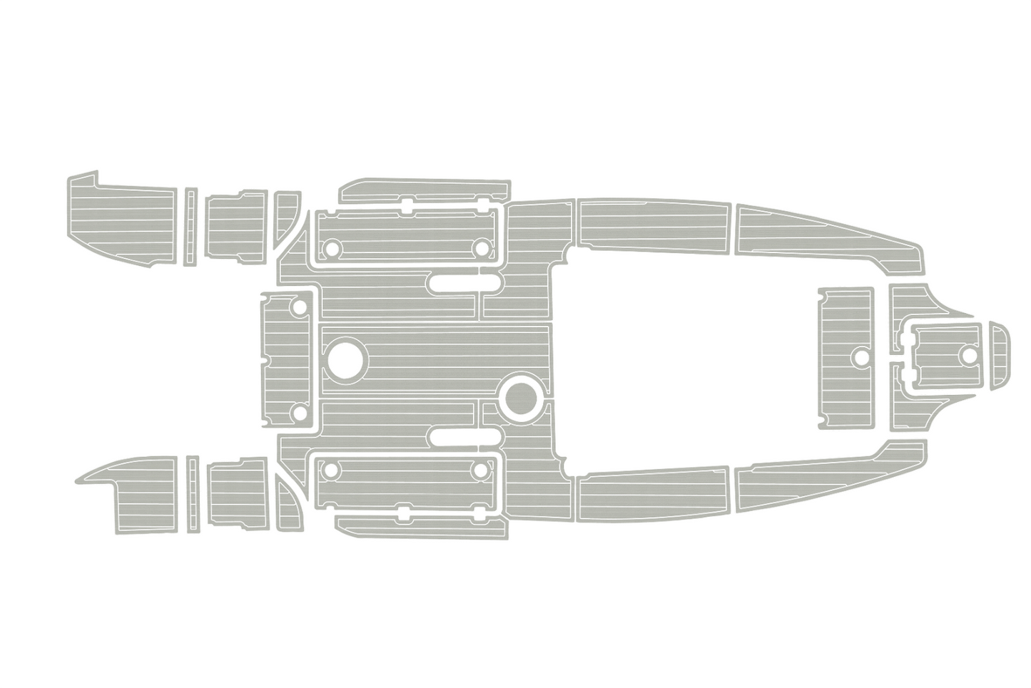 2015-2020 Sea Fox 266 commander Cockpit Swim platform 1/4"6mm EVA Fauxfoam floor