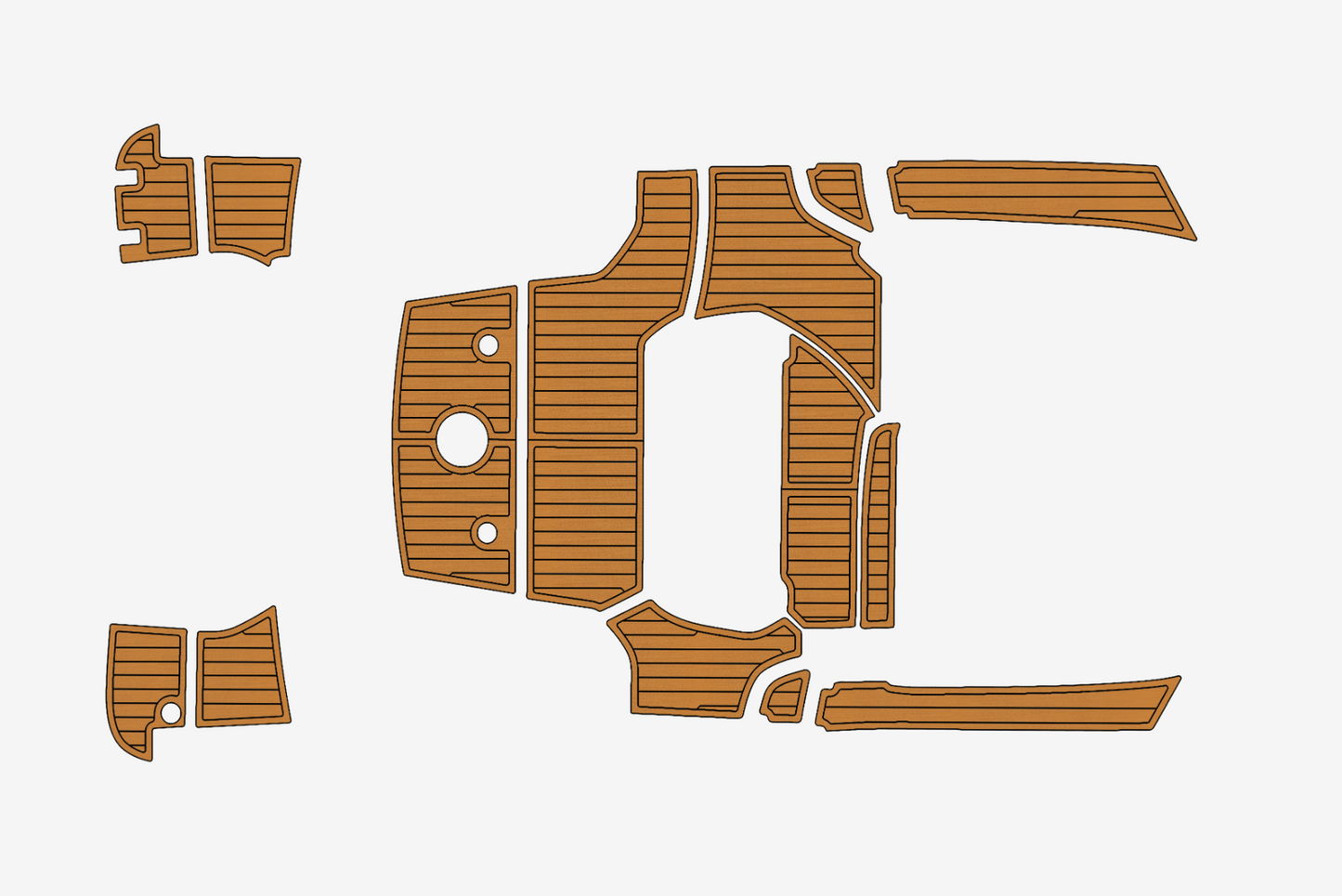 2009 Benetau Flyer 850 Marine teak deck EVA Foam Boat flooring