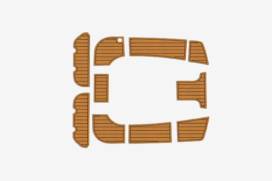 2004-2009 Hunter 38 Cockpit Swim platform 1/4"6mm EVA Foam faux floor