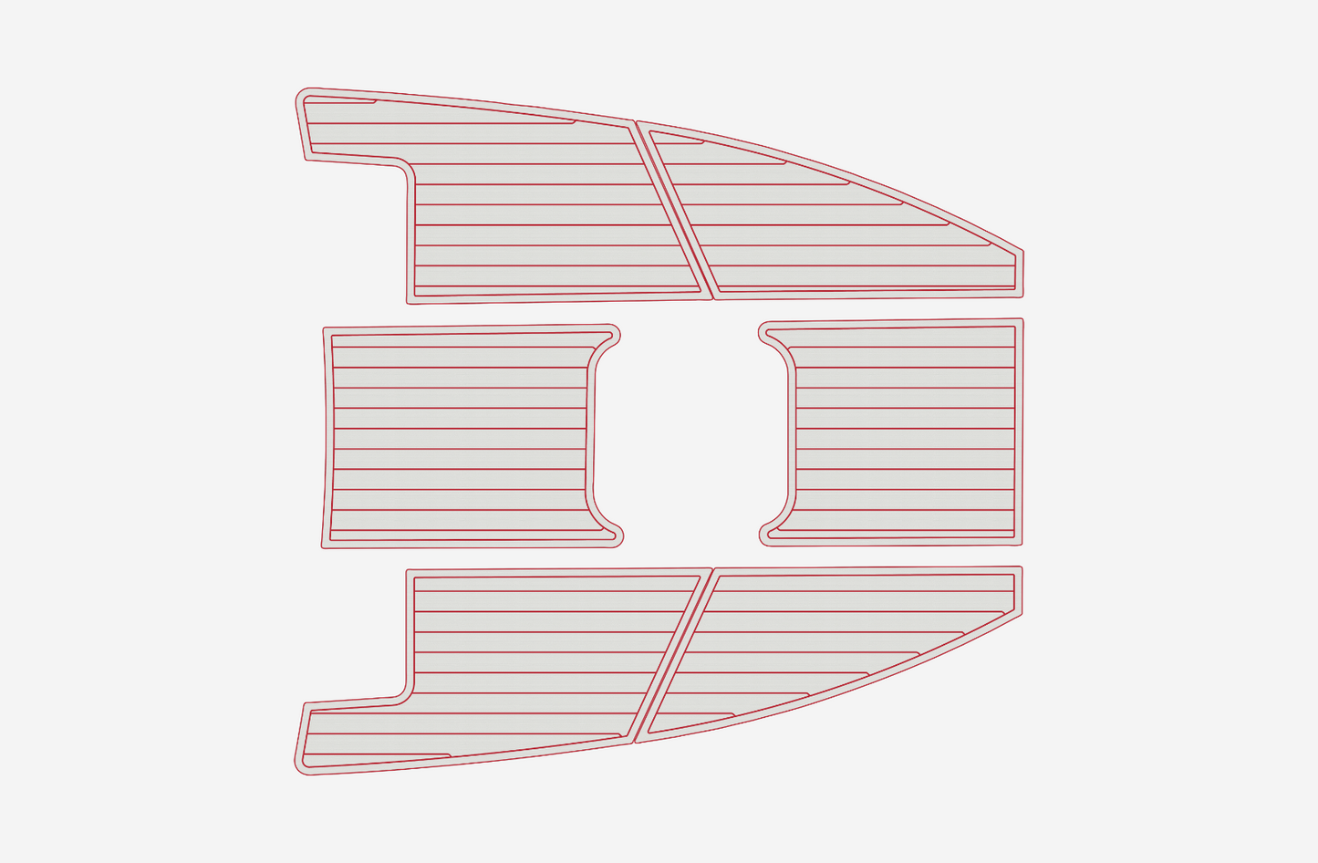 1999-2000 sea ray 290 Sundancer Bow 1/4"6mm EVA foam faux mat floor