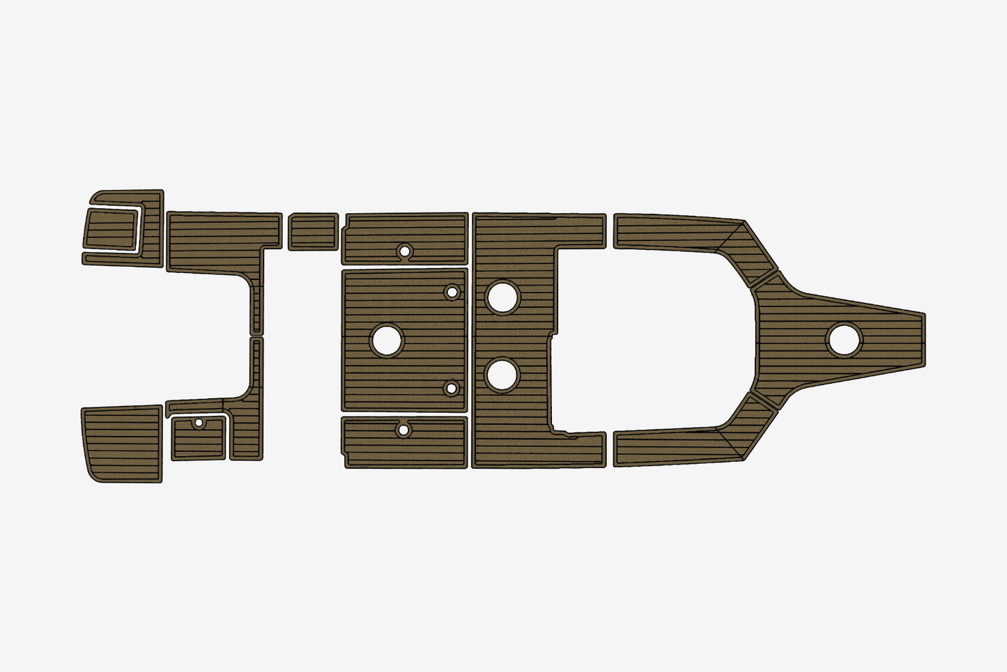 2022 Beneteau Flyer 8 Spacedeck Anti-slip mat Custom EVA marine deck flooring