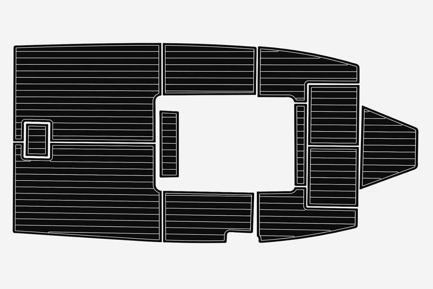 2002-2004 Regulator 21 FS CC Cockpit 1/4"6mm EVA Foam floor