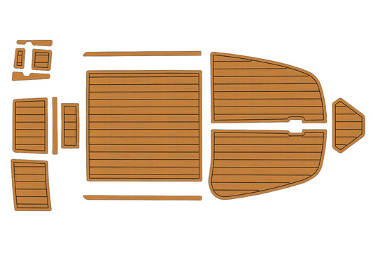 2001-2008 Bella 655 Marine teak deck EVA Foam Boat fuax foam mat flooring