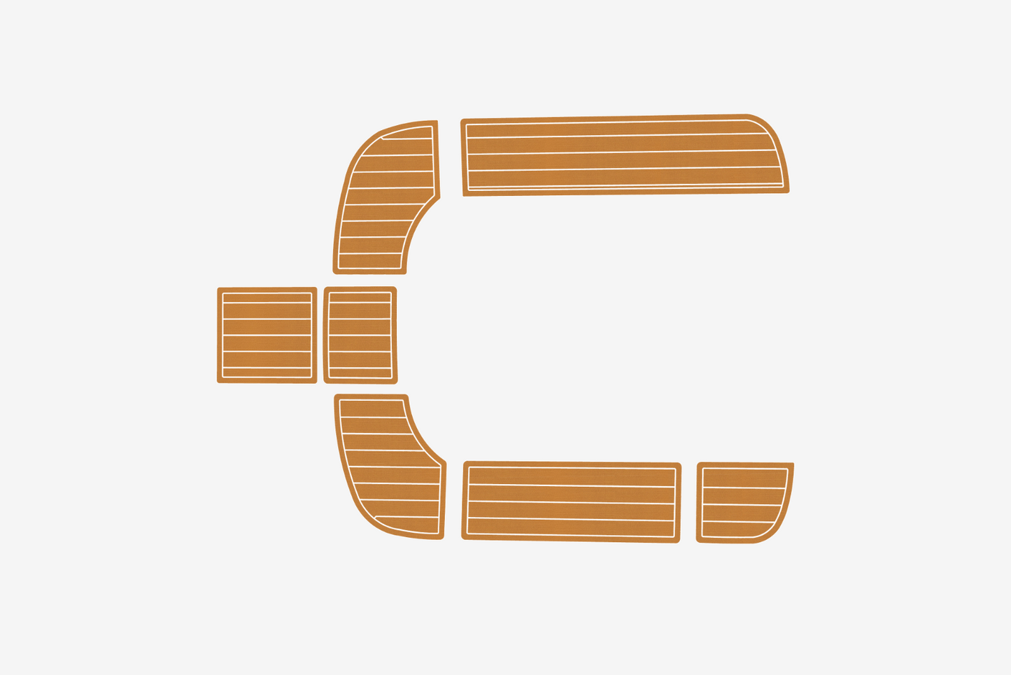 Beneteau 311 Anti-slip mat Custom EVA teak marine deck flooring