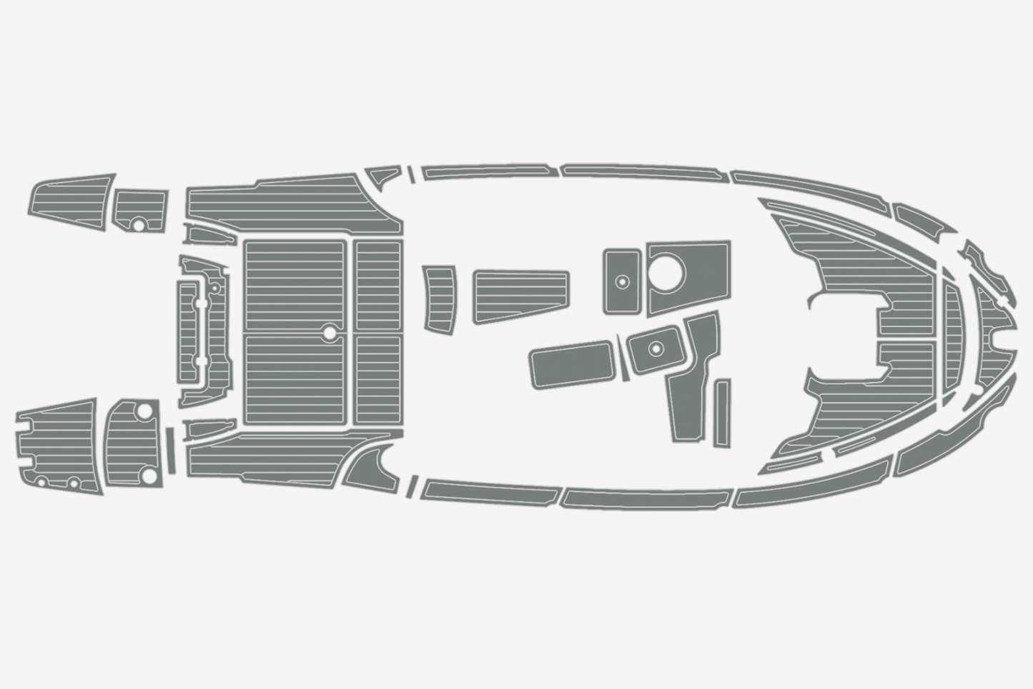 2013 Benetau Antares 78 Anti-slip mat Custom EVA teak marine deck flooring