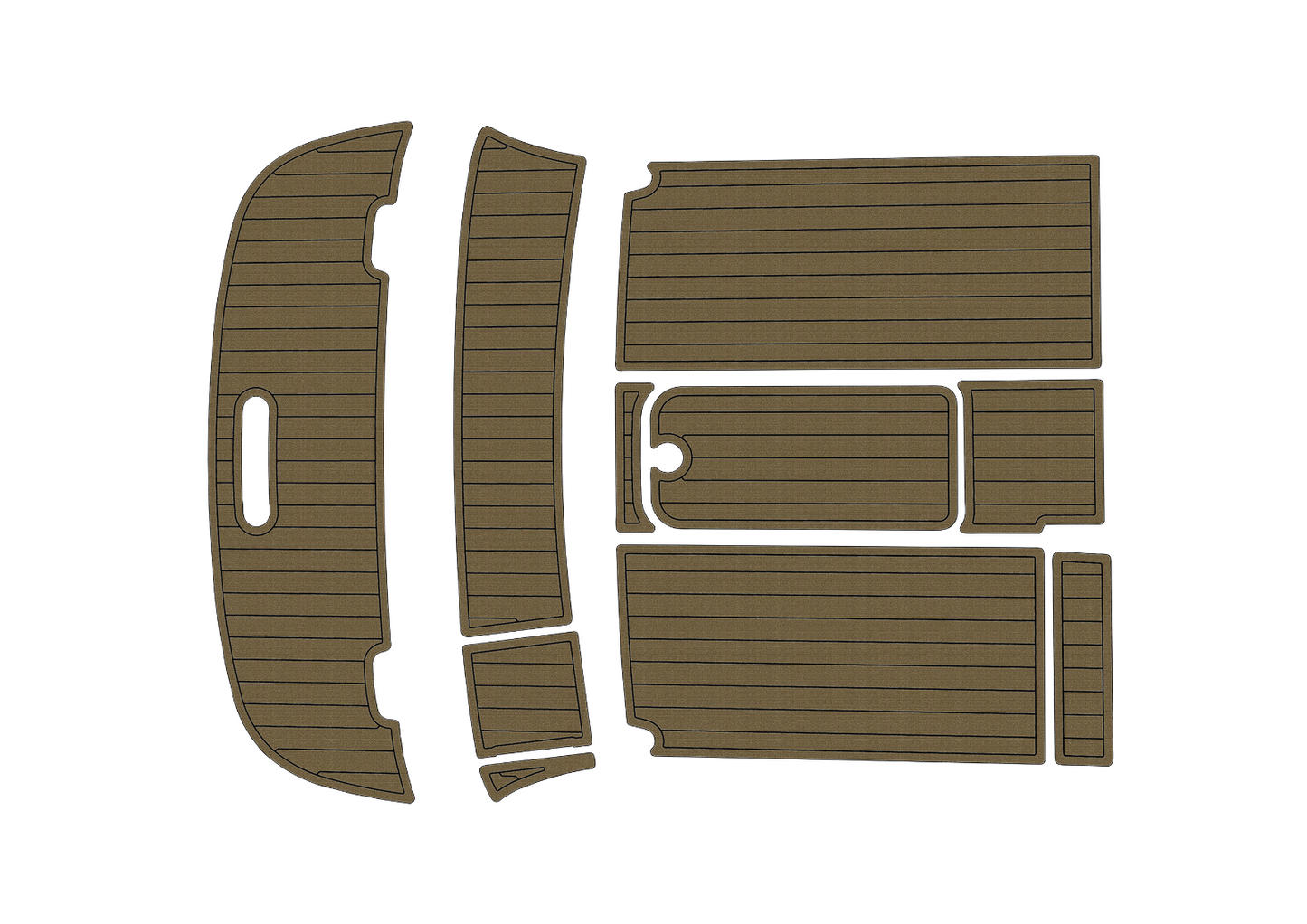 2010 Bayliner 652 Cockpit Swim platform 1/4" 6mm EVA foam floor
