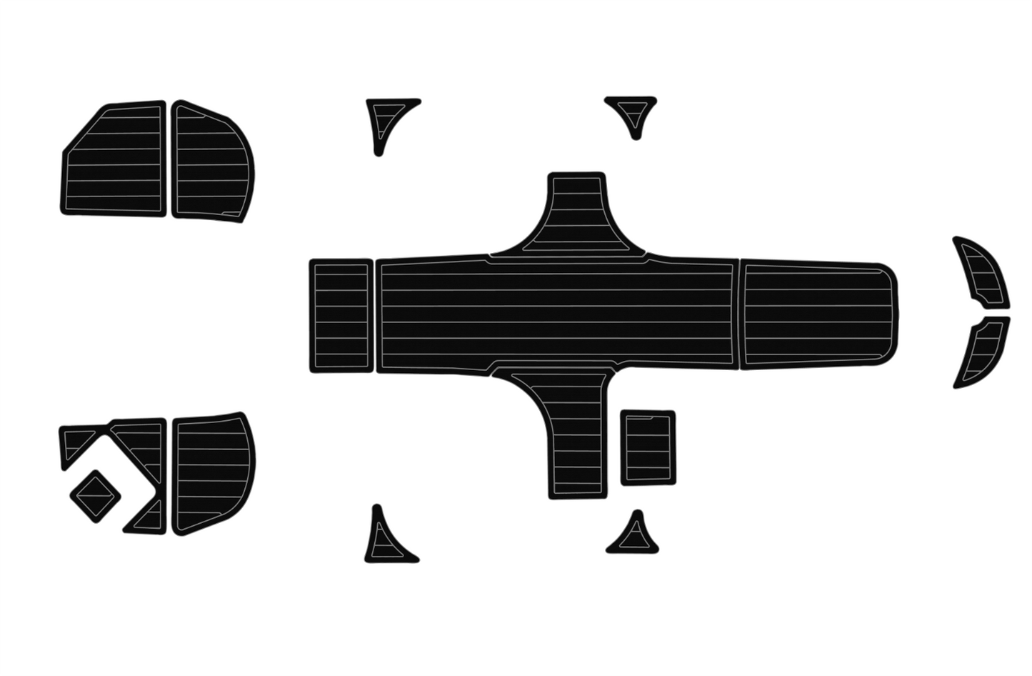 2013-2022 bayliner element E16 Cockpit swim platform 1/4" 6mm EVA foam floor
