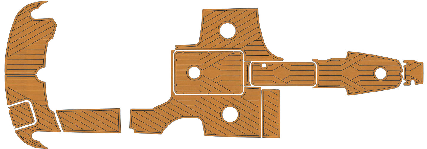 2007-2009 FORMULA 240BR Cockpit Swim platform BOW 1/4"6mm EVA foam floor
