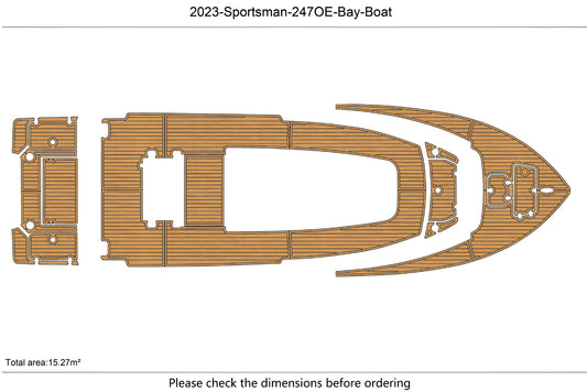 2023 Sportsman 247OE Cockpit Swim platform 1/4" 6mm EVA Foam Faux floor