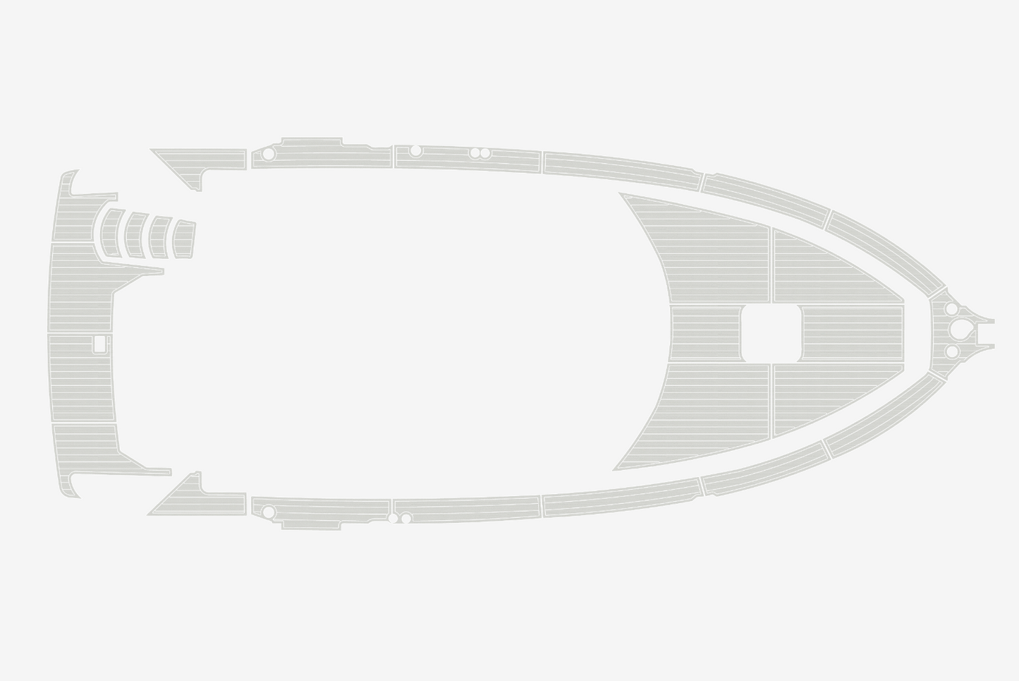 1997-1998 Carver MY 355 Swim platform bow 1/4"6mm EVA Foam carpet marine floor