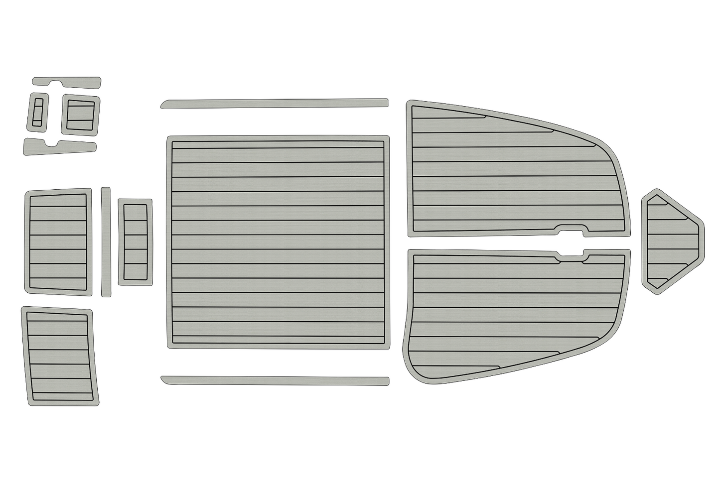 2001-2008 Bella 655 Marine teak deck EVA Foam Boat fuax foam mat flooring