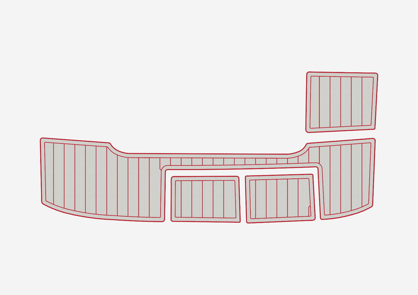 2000-2002 cobalt 292 SP Swim platform 1/4"6mm EVA floor