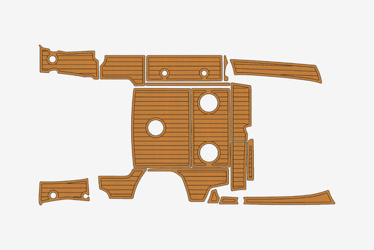2014 Jeanneau Cap Camarat 7.5 S2 Marine teak deck EVA Foam Boat flooring