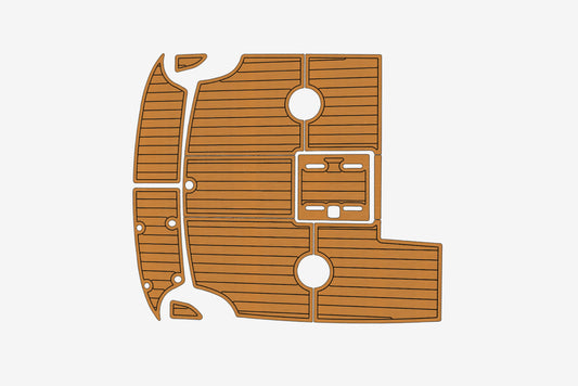 1998-2000 Cobalt 253 Cockpit Swim platform 1/4"6mm EVA Foam carpet marine floor
