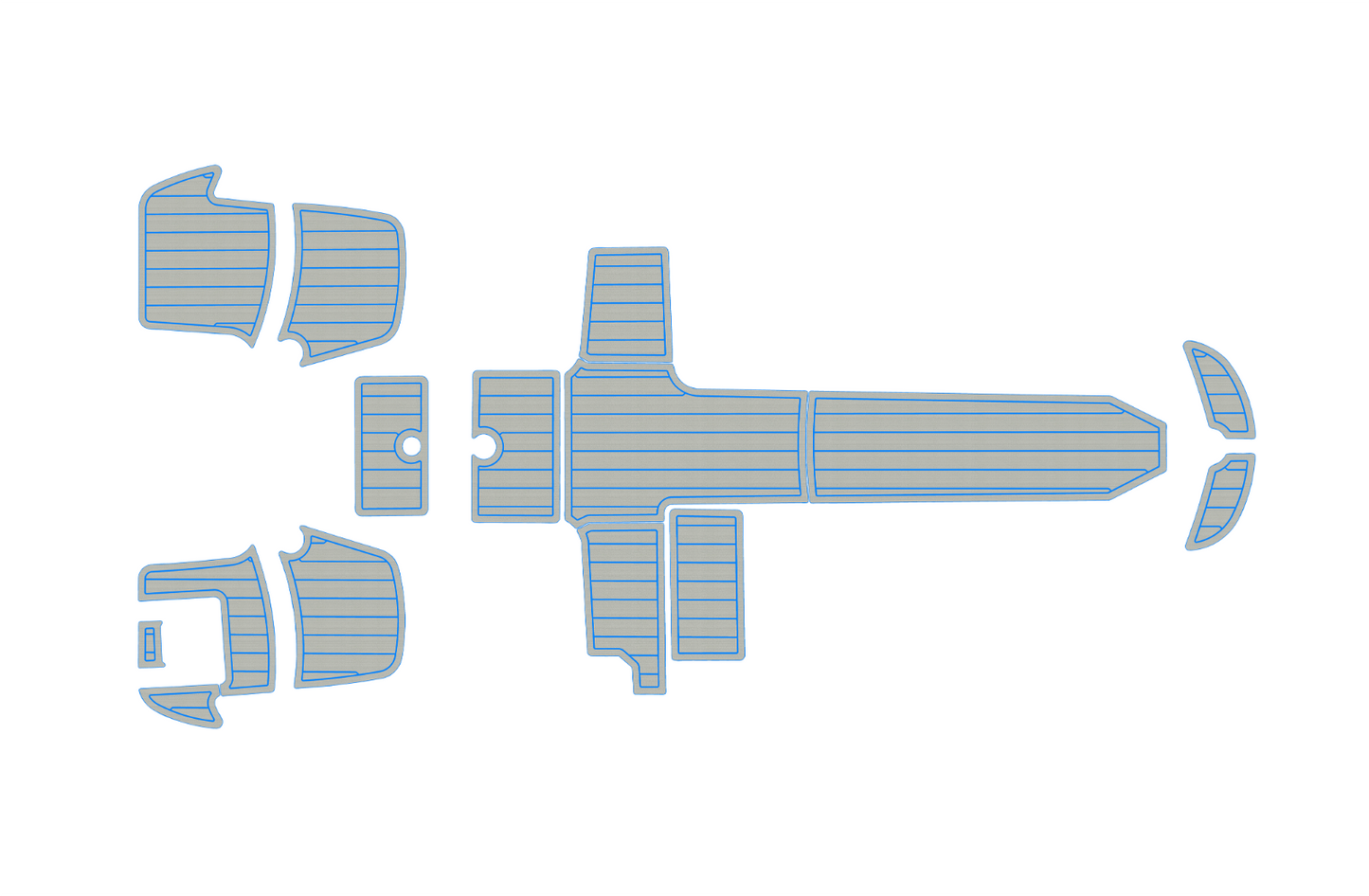 2020-2024 Bayliner M17 Cockpit swim platform 1/4" 6mm EVA foam floor