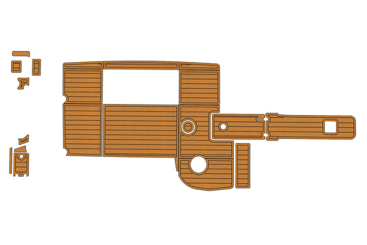 2019 Key West 239 DFS teak deck seadek EVA Foam Boat flooring