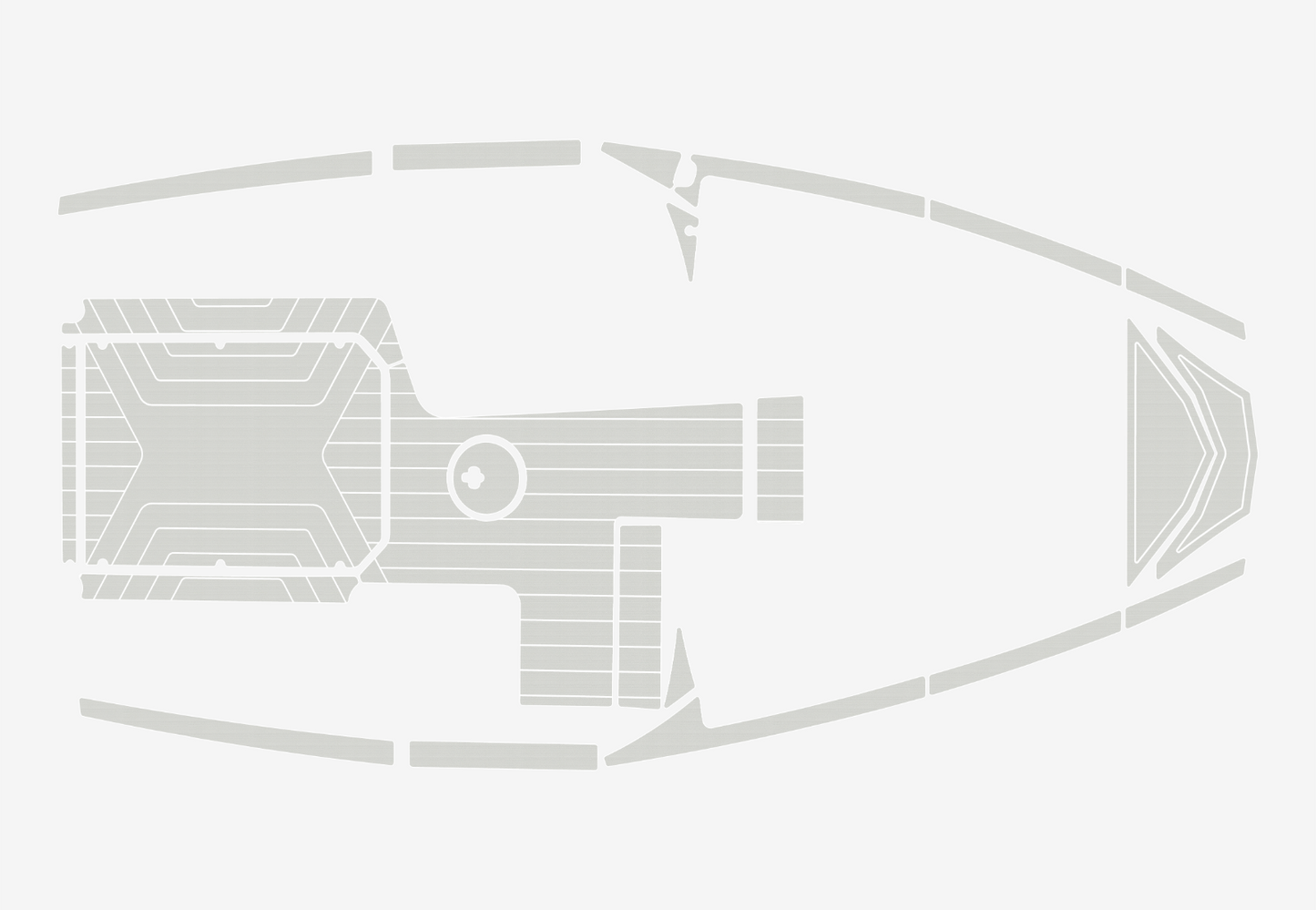 2018-2021 MALIBU 21 MLX Cockpit bow 1/4"6mm EVA Foam floor