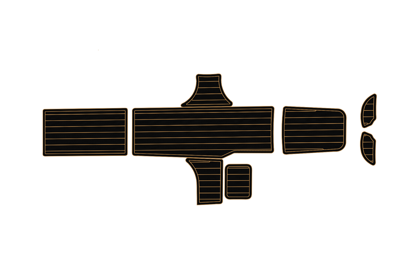 2015-2017 Bayliner Element XL Cockpit swim platform 1/4" 6mm EVA foam floor