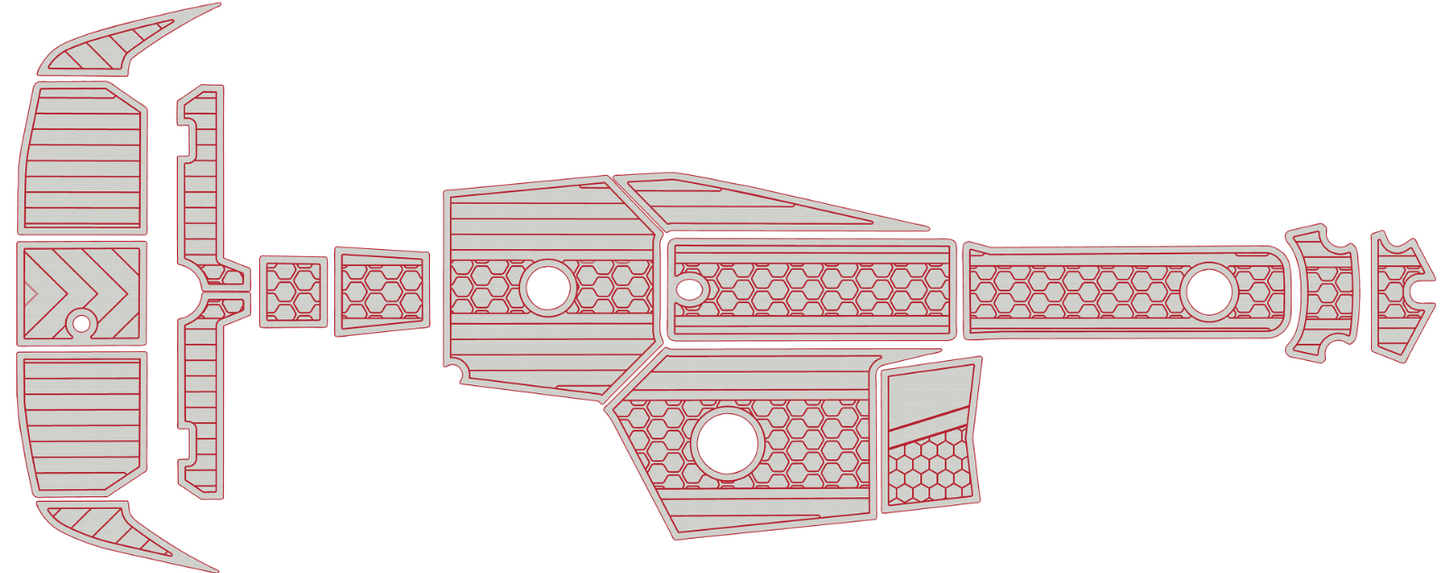 2006-2012 sea doo 210 wake Marine teak deck seadek EVA Foam Boat flooring