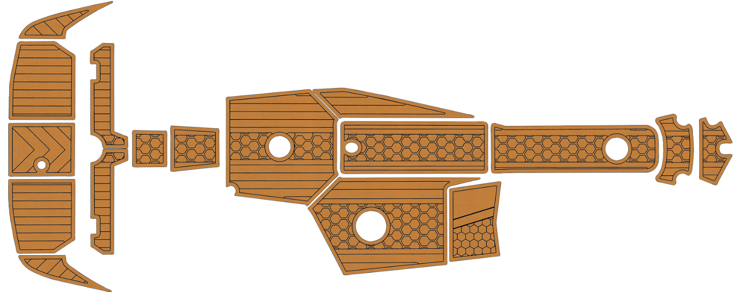 2006-2012 sea doo 210 wake Marine teak deck seadek EVA Foam Boat flooring