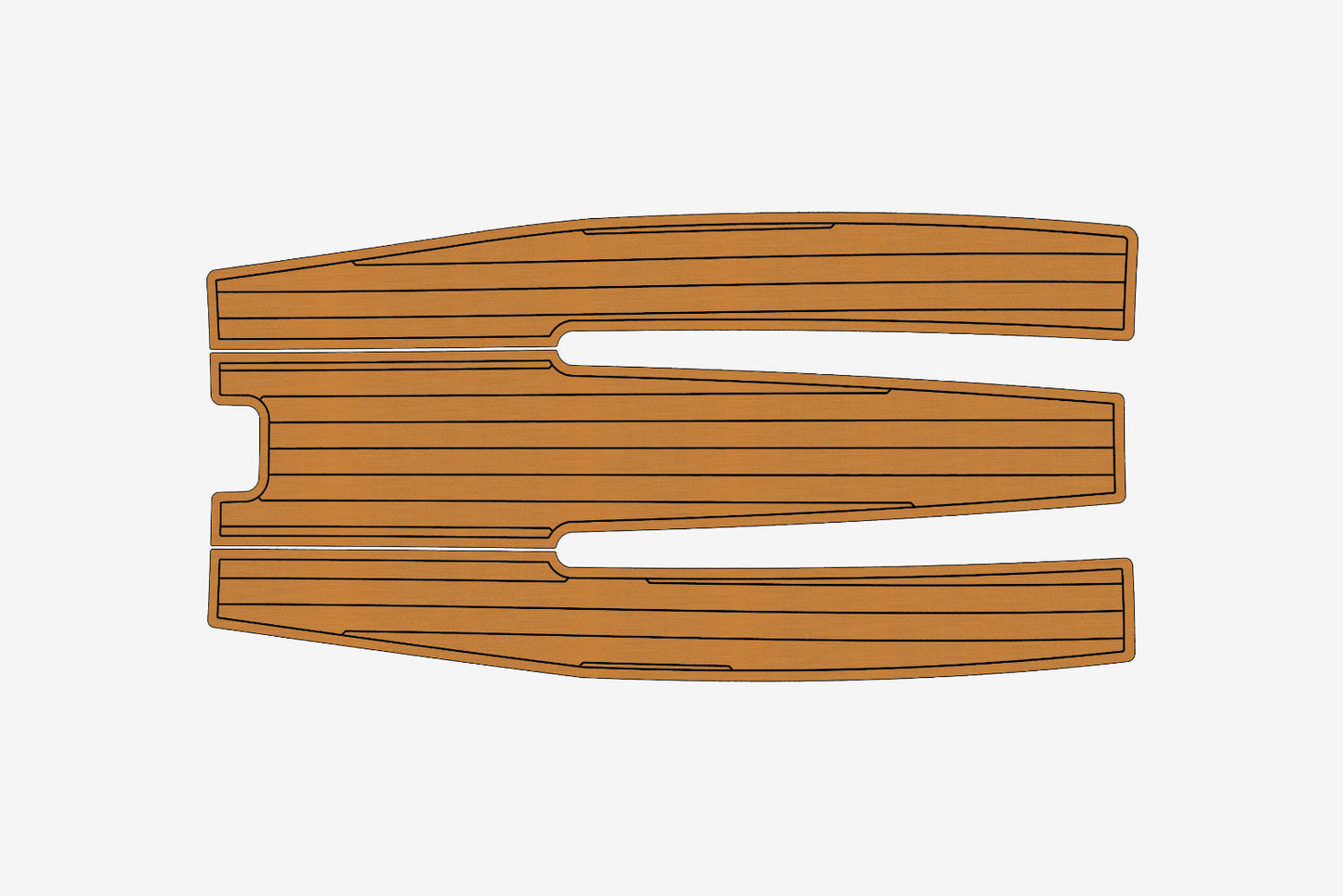 1987 Boston Whaler 13 Anti-slip mat Custom EVA faux teak marine deck flooring