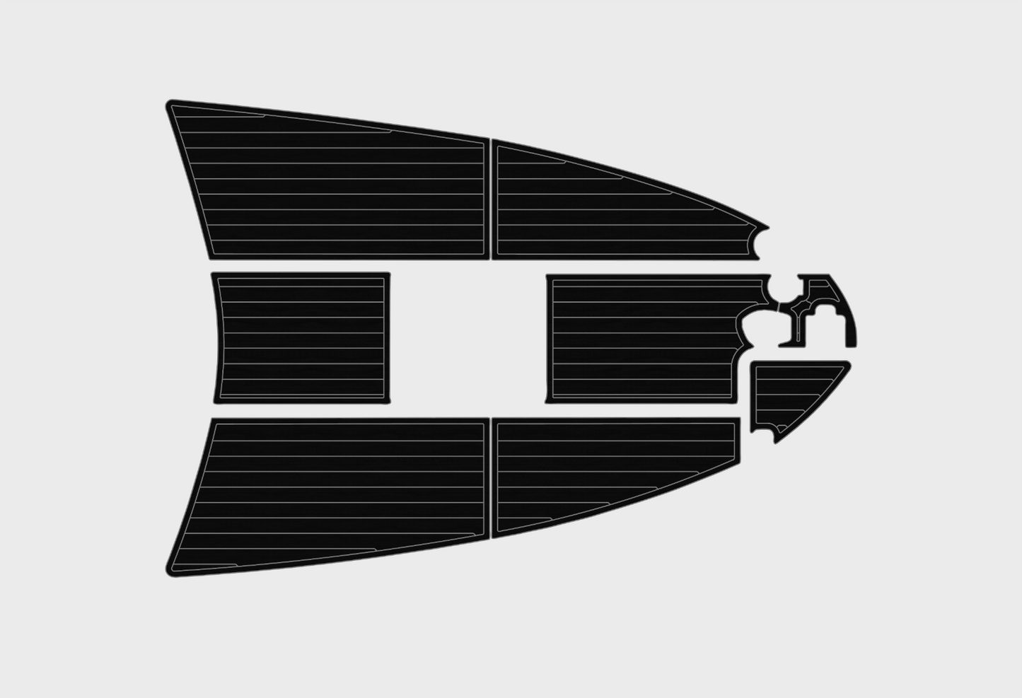 1997-2000 sea ray 270 Sundancer Bow 1/4"6mm EVA foam faux mat floor