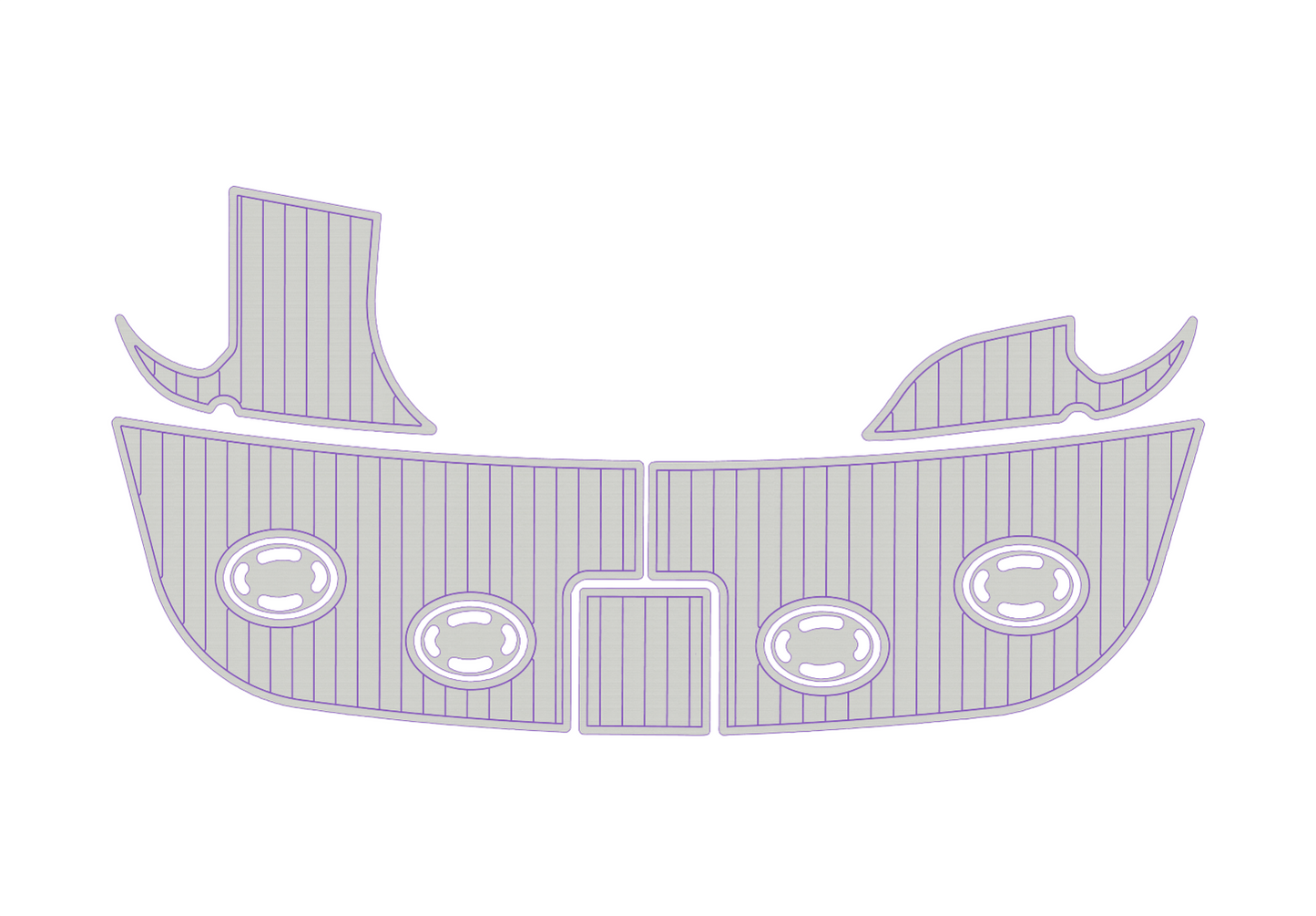 1999-2005 Sea Ray Sundancer 460 Swim platform 1/4"6mm EVA Fauxfoam floor